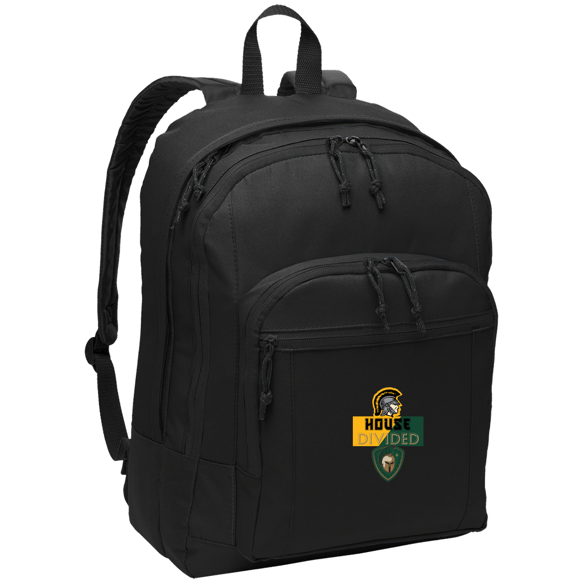 tc-united-house-divided-port-authority-basic-backpack — Black — Front — source sha256 7ae357ac29dc287f1b73ce9b65e8b41739496af3aa81dd5dea549f656ca263ac — Color position 1