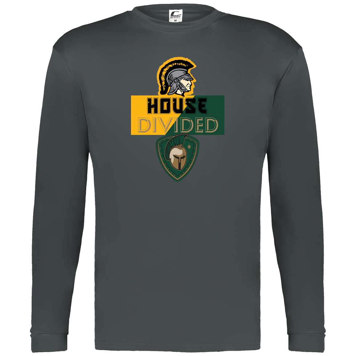 tc-united-house-divided-c2-mens-performance-long-sleeve-tee — Graphite — Front — source sha256 7ee1eaeb109d3e41a206de1f0df0a61441ab510d41821e68c68d1007a1d4ea56 — Color position 2