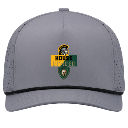 tc-united-house-divided-pacific-headwear-weekender-perforated-snapback-cap — Graphite/Black — Front — source sha256 9ca691d4b74170bd400a6cf05063323be9816bd3f169464e37e04cd10b246490 — Color position 3