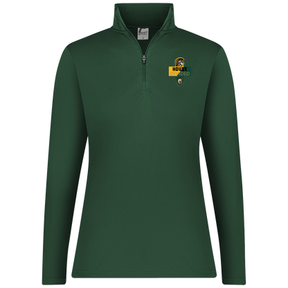 tc-united-house-divided-c2-womens-1-4-zip-pullover — Dark Green — Front — source sha256 c610434ed5e88fe9c7dbde52c0975d40a44d47557bb7add2fc46a1321752f04a — Color position 5