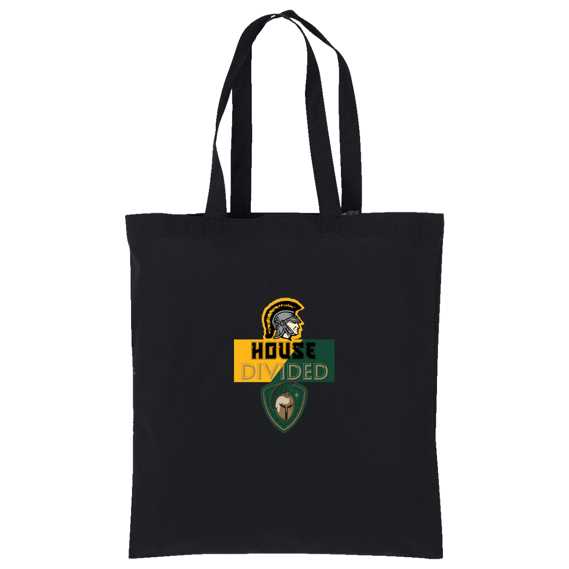 tc-united-house-divided-port-authority-core-cotton-tote — Deep Black — Front — source sha256 c8942da34bad82b39361368639d8eb7ee5a252a9841718835529d33649129120 — Color position 1