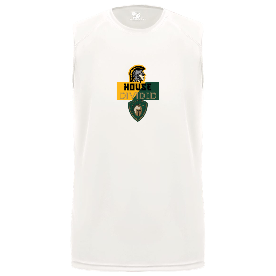 tc-united-house-divided-badger-b-core-sleeveless-performance-tee — White — Front — source sha256 cf2ba69587f42c70495ac089e5da61df524708495f95f78d06d81ca5deb428c9 — Color position 4
