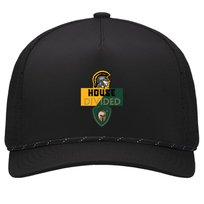 tc-united-house-divided-pacific-headwear-weekender-perforated-snapback-cap — Black/Black — Front — source sha256 d752daa2fcccc88e8721d0a740058864335e31d32c8109bd3f0c63ce62566c19 — Color position 1