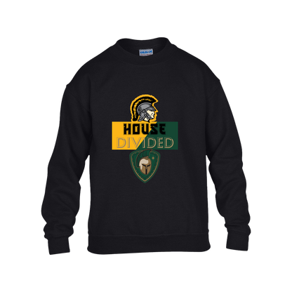 tc-united-house-divided-gildan-kids-heavy-blend-fleece-crew — Black — Front — source sha256 d93d8093476ab6ca138c7fb14c34e52d805e12f77e3d0d9cb0f6a4a9bfa4a48e — Color position 1