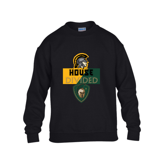 tc-united-house-divided-gildan-kids-heavy-blend-fleece-crew — Black — Front — source sha256 d93d8093476ab6ca138c7fb14c34e52d805e12f77e3d0d9cb0f6a4a9bfa4a48e — Color position 1