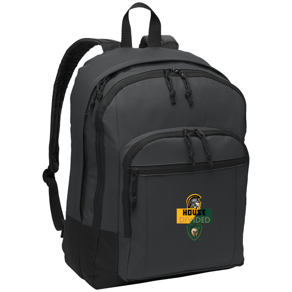 tc-united-house-divided-port-authority-basic-backpack — Dark Charcoal — Front — source sha256 ecd4c73e482842108c0225cb6c8620e94914a73280fb950916e48f4e4afe3811 — Color position 2