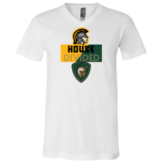 tc-united-house-divided-bella-canvas-unisex-jersey-ss-v-neck-t-shirt — White — Front — source sha256 ee7f6e584b6f1df7ed3eef37b08b26c768c1fad2d694ca92aa44cb1067e5aa9a — Color position 1