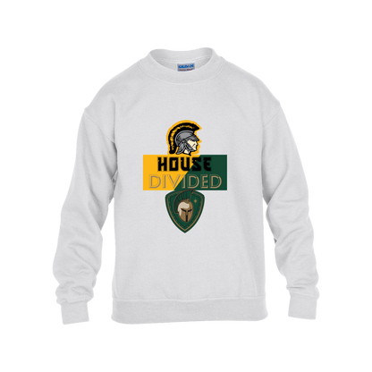 tc-united-house-divided-gildan-kids-heavy-blend-fleece-crew — White — Front — source sha256 fd8051fc30f4222a890102da1b89304298df9d71c40176828e3f7d6ff16f6c6e — Color position 4
