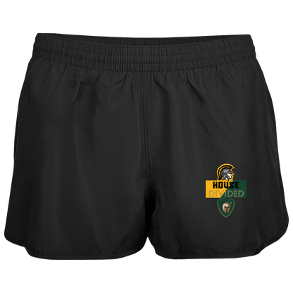 tc-united-house-divided-augusta-ladies-wayfarer-running-shorts — Black — Front — source sha256 fee13c6e569c40ccfd904ed7d86aa80faf2ead3f23a127ac933d799022f97e50 — Color position 1