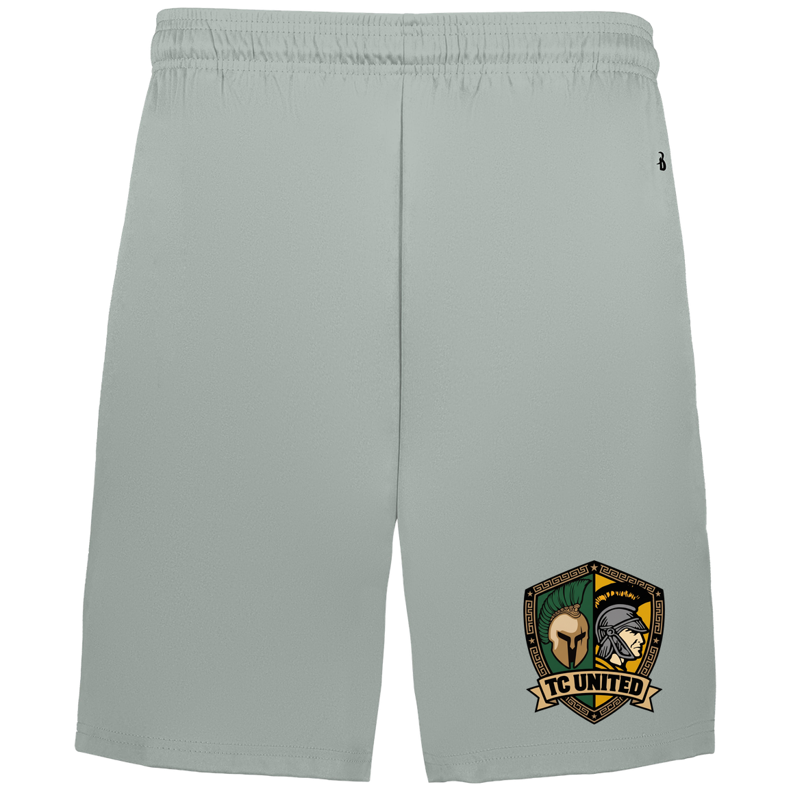 tc-united-united-crest-badger-adult-b-core-7-inch-short-with-pockets — Silver — Front — source sha256 019a4778c0d7cdf7d931b12c5f45d48463722cc146857c9495002e8185fd8374 — Color position 3