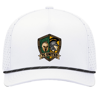tc-united-united-crest-pacific-headwear-weekender-perforated-snapback-cap — White/Black — Front — source sha256 1099d878b5e8c0639bbb2e7846a400b00887d8f7e79ce4081a123fa246fd3ea5 — Color position 7
