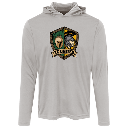 tc-united-united-crest-sport-tek-mens-competitor-hooded-tee — Silver — Front — source sha256 1525030067f52d14d472cd6c0597964304933d4da5ed373a599be26dd2cb6076 — Color position 3