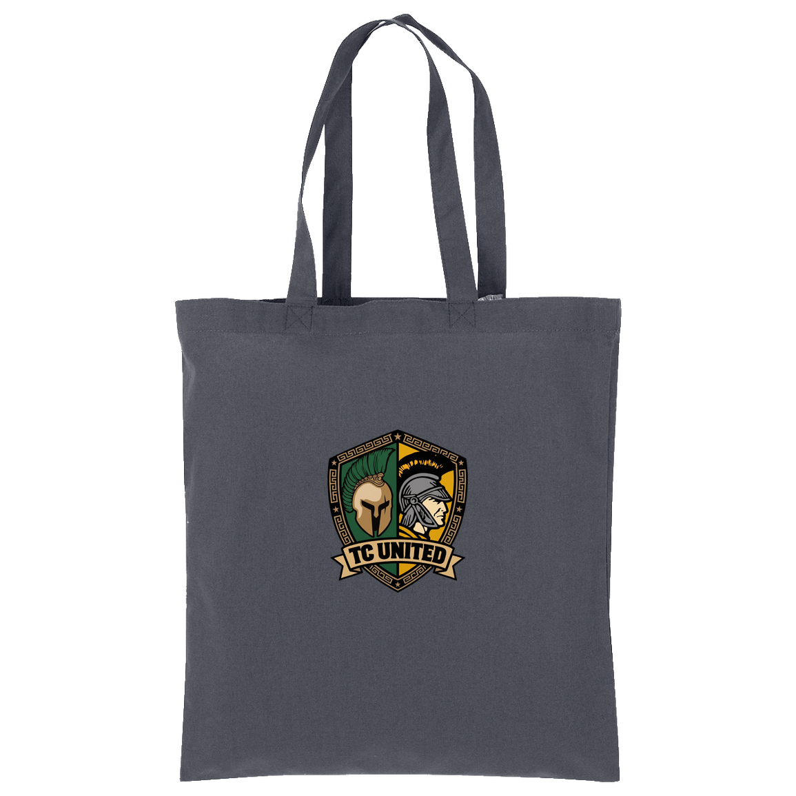 tc-united-united-crest-port-authority-core-cotton-tote — Storm Grey — Front — source sha256 1cc078868d59090f2dacd599cdf09ebba5ee8730f5c410211fd97cb3b67935e1 — Color position 4