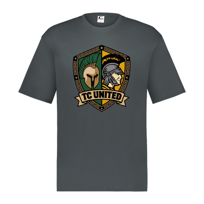 tc-united-united-crest-c2-mens-performance-short-sleeve-tee — Graphite — Front — source sha256 1e9d0f5ef8c398431b1c027bd4de4d646cd25496907fbb4b5f4506e7f0ea495a — Color position 2