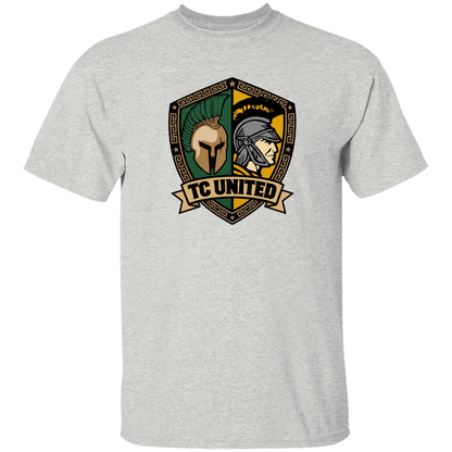 tc-united-united-crest-gildan-5-3-oz-t-shirt — Ash — Front — source sha256 363e86b0e5a7ec770a2c97513927ab0d366db704c1802c3f8b1f1f57ddf67d40 — Color position 4