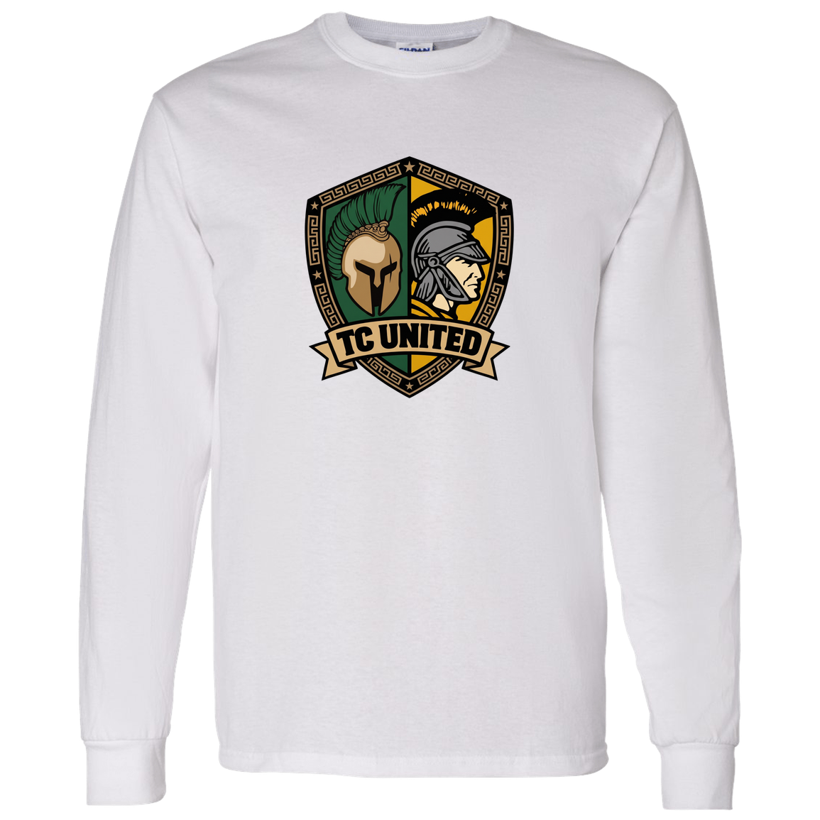 tc-united-united-crest-gildan-ls-t-shirt-5-3-oz — White — Front — source sha256 3716e49c165a1dd20c8a3150b74e77bde48514556311f7f0852a180ff60c3944 — Color position 3