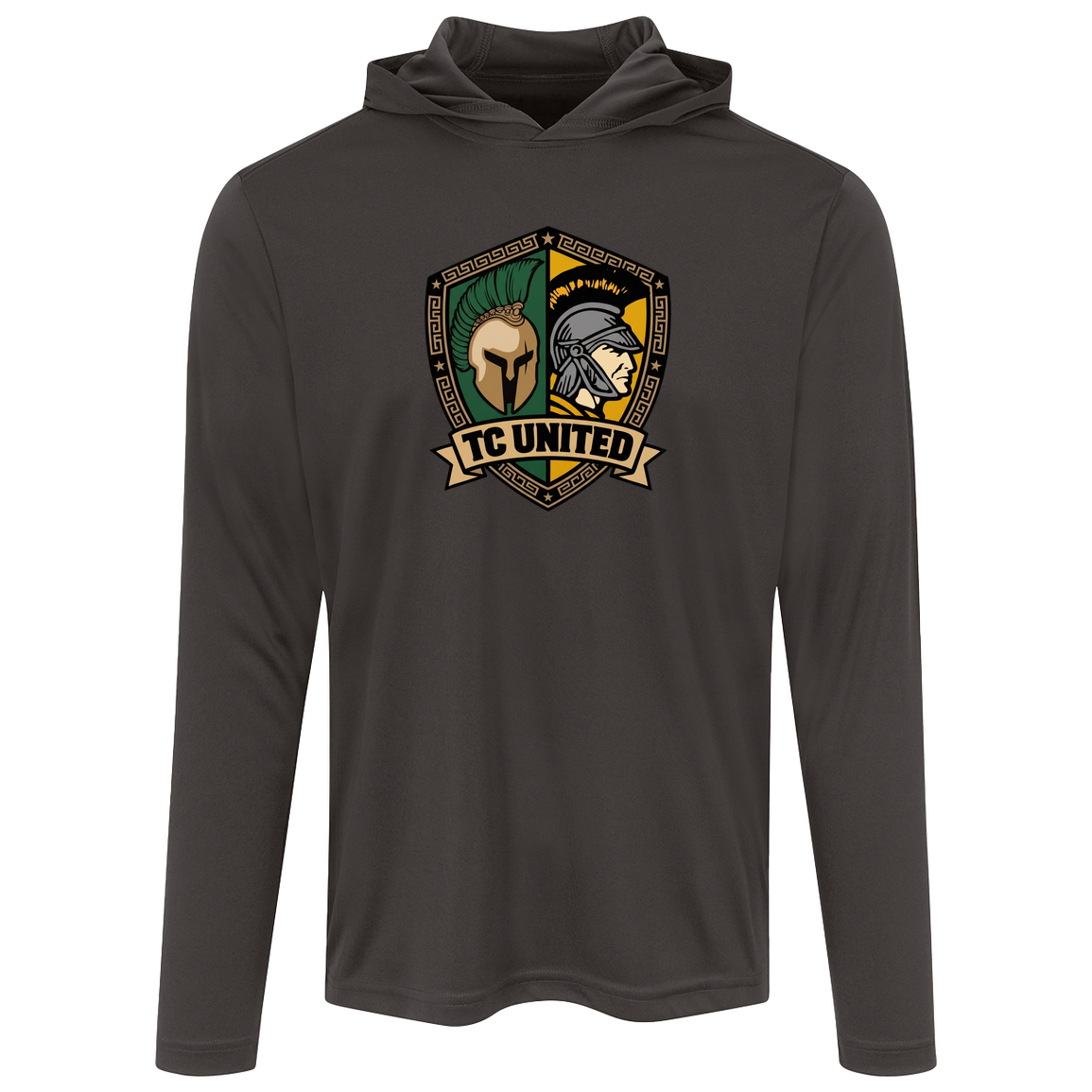 tc-united-united-crest-sport-tek-mens-competitor-hooded-tee — Iron Grey — Front — source sha256 3b3ee059d7b417094c2bfd10b3e587899c9a8a9edb2dbc99c21d782e104b56b5 — Color position 2