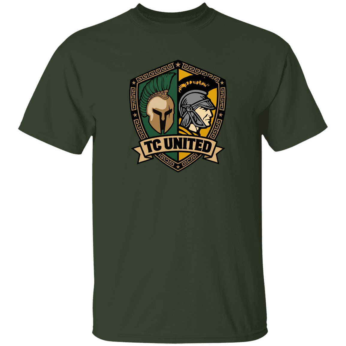 tc-united-united-crest-gildan-youth-5-3-oz-100-cotton-t-shirt — Forest — Front — source sha256 3e85493e41039c54d2a17b6ebf190441f15ddea2229c5dc16401001dd06a3d3f — Color position 7