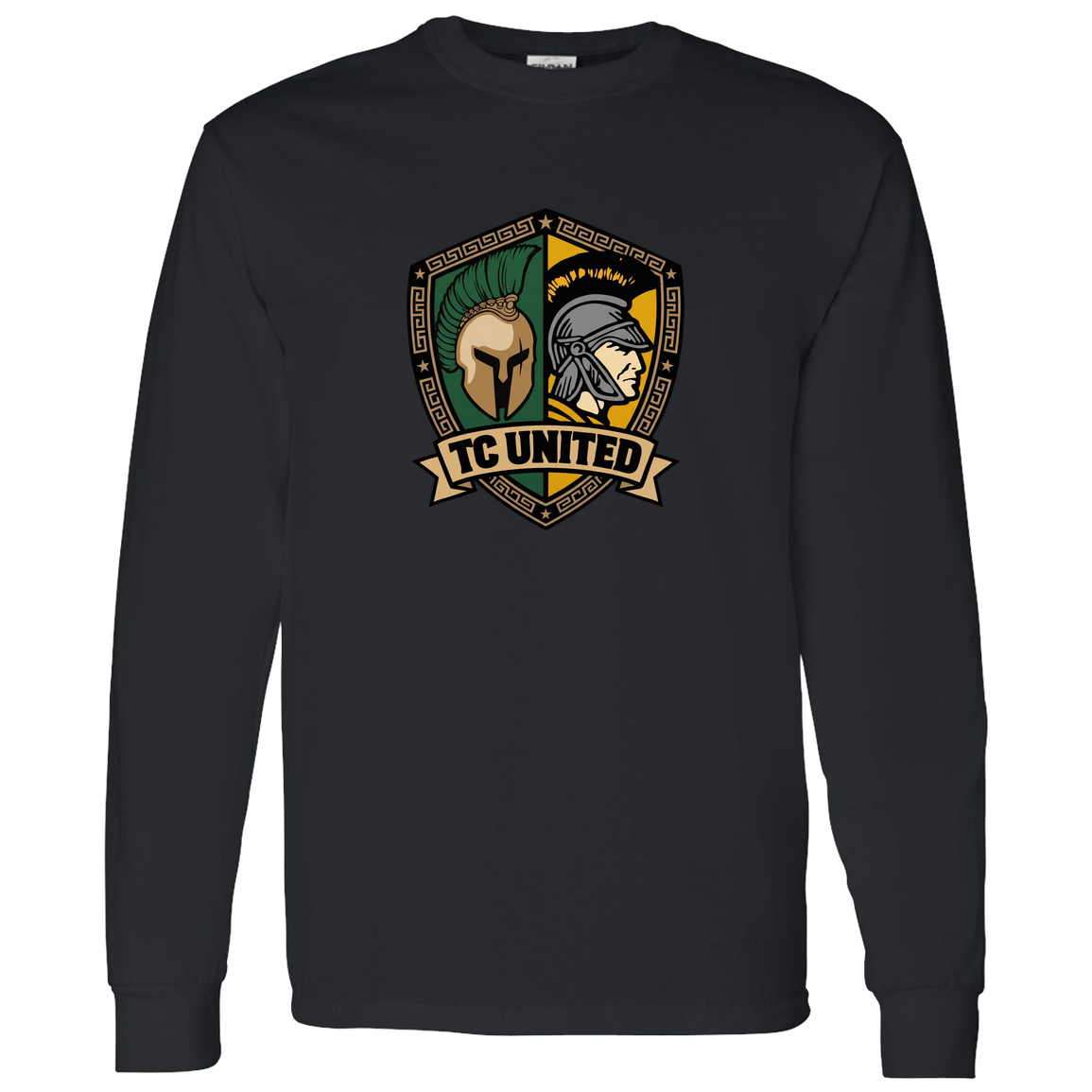 tc-united-united-crest-gildan-ls-t-shirt-5-3-oz — Black — Front — source sha256 4356dd5b50db59208e2f8e2621271a1f3b417955c47a81e8649743d8ba9c4623 — Color position 4