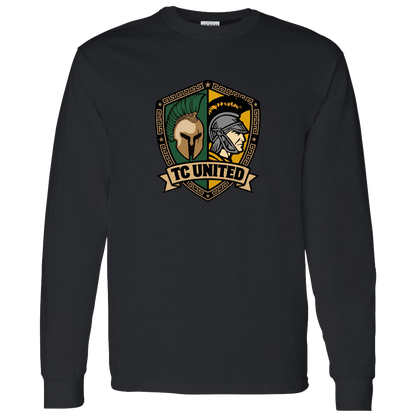 tc-united-united-crest-gildan-ls-t-shirt-5-3-oz — Black — Front — source sha256 4356dd5b50db59208e2f8e2621271a1f3b417955c47a81e8649743d8ba9c4623 — Color position 4
