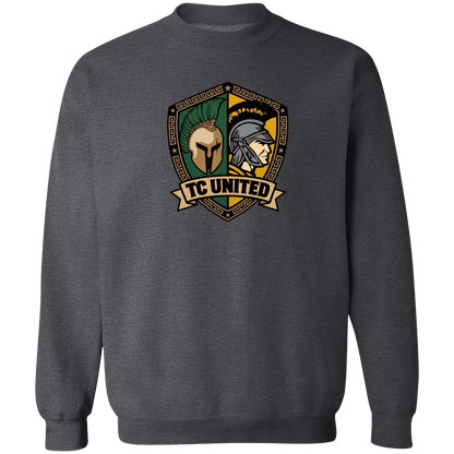 tc-united-united-crest-gildan-crewneck-pullover-sweatshirt — Dark Heather — Front — source sha256 4acb4cc70629ce10ae832eadda1ab3c5df7f323c364a39ec04a2403acda8bbc1 — Color position 6