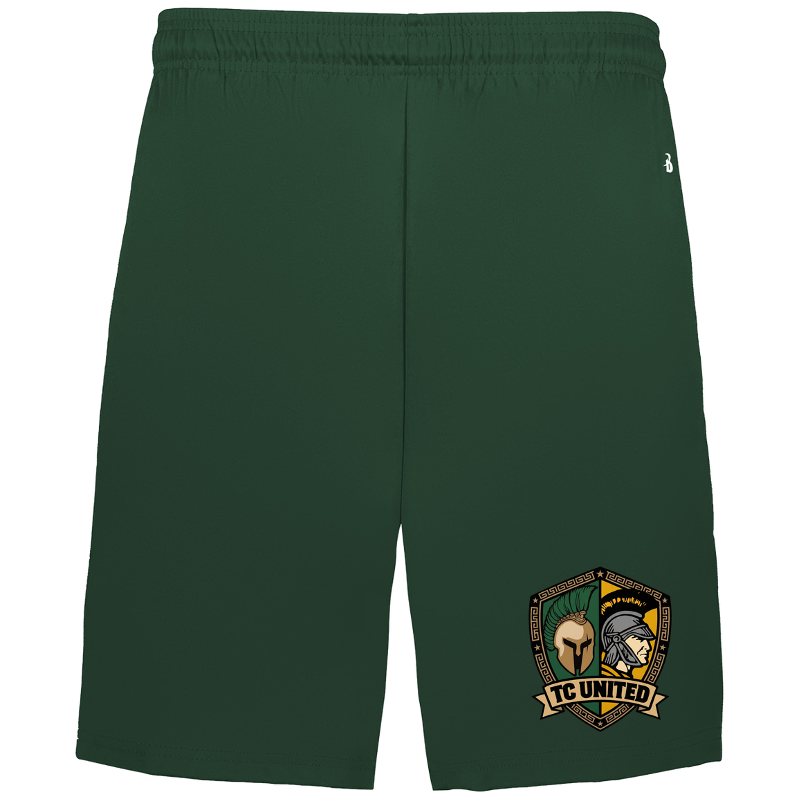 tc-united-united-crest-badger-adult-b-core-7-inch-short-with-pockets — Forest — Front — source sha256 53d76f0e29de291e07bd031fd6d739fe19418311ba99ee08172170f9d9273efe — Color position 4