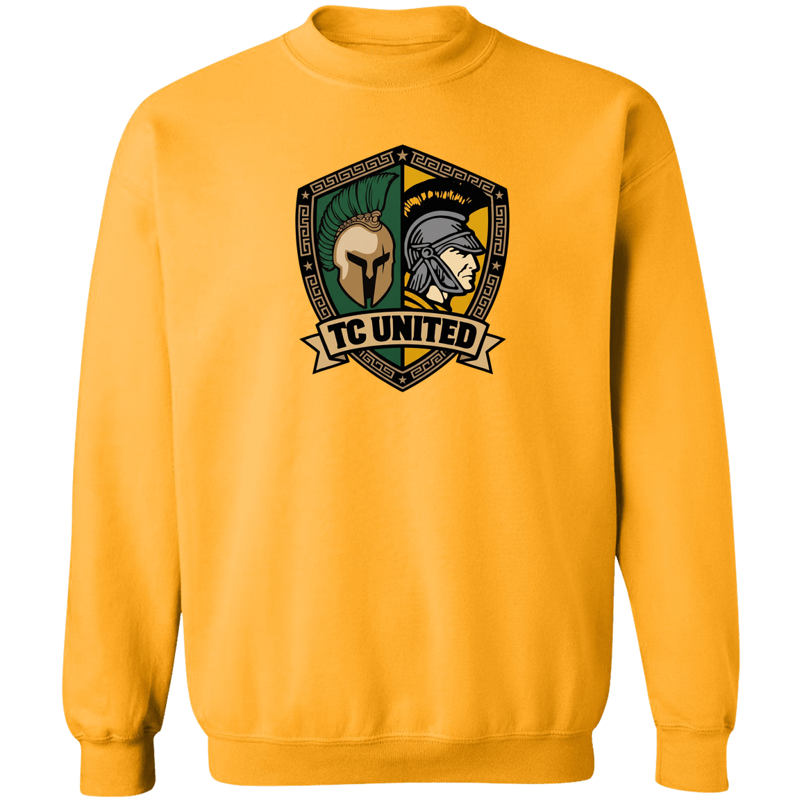 tc-united-united-crest-gildan-crewneck-pullover-sweatshirt — Gold — Front — source sha256 6b2b854851d563ea829e08bbfdf592cfb5994229dc4477a1fe3f1b0f7cfa9137 — Color position 7
