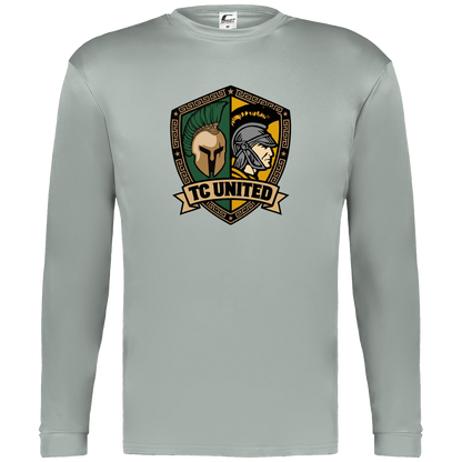 tc-united-united-crest-c2-mens-performance-long-sleeve-tee — Silver — Front — source sha256 703b72548731718c1c50b394028944019581eaf6276d7c00c130a0fa8deb7e3a — Color position 3