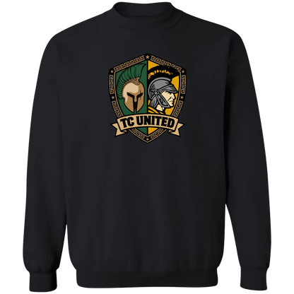 tc-united-united-crest-gildan-crewneck-pullover-sweatshirt — Black — Front — source sha256 7d25976f53bab87f20f4e6a6b93a07000353658b613baf4c6e339330c4470222 — Color position 4