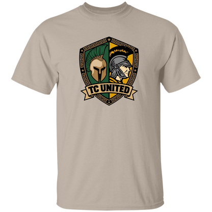 tc-united-united-crest-gildan-5-3-oz-t-shirt — Sand — Front — source sha256 7d84291a2966782589e6ee97f70da7976cdd2501b661d9c6cef0703623a2a8fc — Color position 1