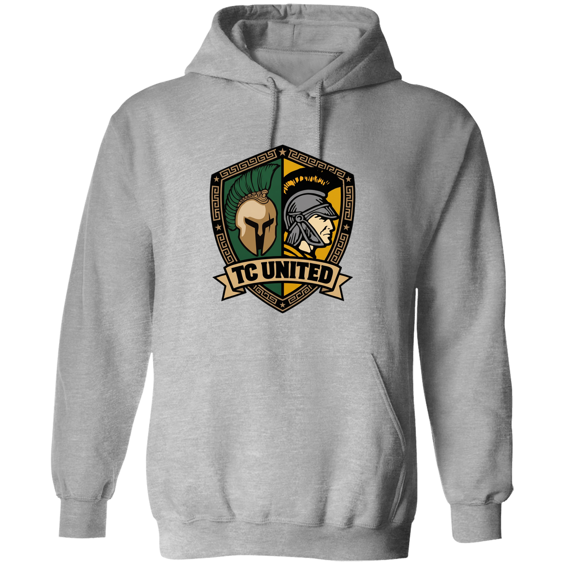 tc-united-united-crest-gildan-pullover-hoodie — Sport Grey — Front — source sha256 83ee94aad426ae7e7a68c4a66e92dabde7120a957d2e193096d543482f14c8ec — Color position 2