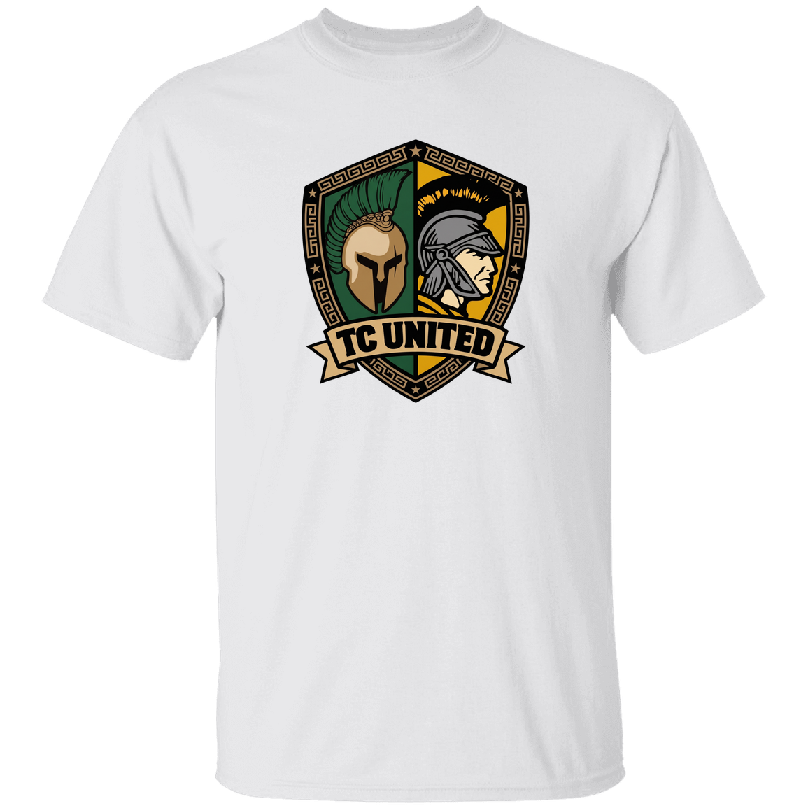 tc-united-united-crest-gildan-5-3-oz-t-shirt — White — Front — source sha256 9252a432a39eb825ff629280666fa0ca122cba4332a0b1bf8bf4f559597d51b6 — Color position 3