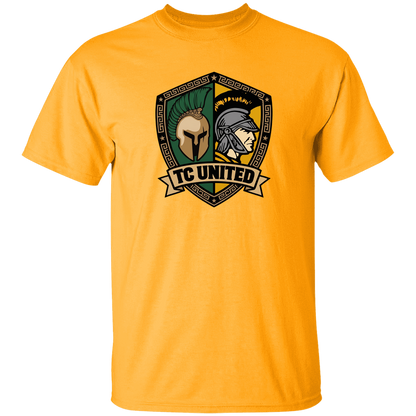tc-united-united-crest-gildan-youth-5-3-oz-100-cotton-t-shirt — Gold — Front — source sha256 9980c4feeb9b50908057e38cb9f1d7a47fc0954c25f478d99fc09b219f5176c3 — Color position 6