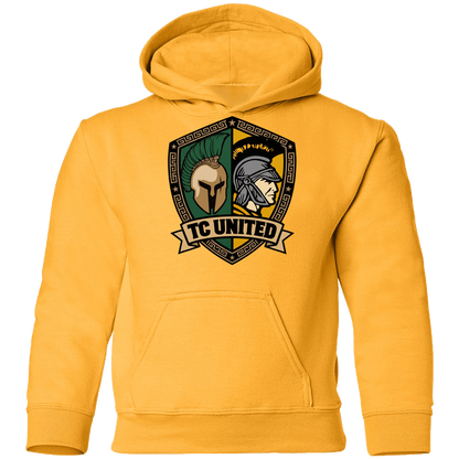tc-united-united-crest-gildan-youth-pullover-hoodie — Gold — Front — source sha256 a35ad21cce4a0cc7ca2787def3a8e8309b91296761d77380ce95bcf85e175e9a — Color position 5