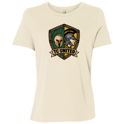 tc-united-united-crest-bella-canvas-ladies-relaxed-jersey-short-sleeve-t-shirt — Natural — Front — source sha256 a3c88d71b6d7248873cd544ab175638604506409099985a50fc8bd02b0e72292 — Color position 1