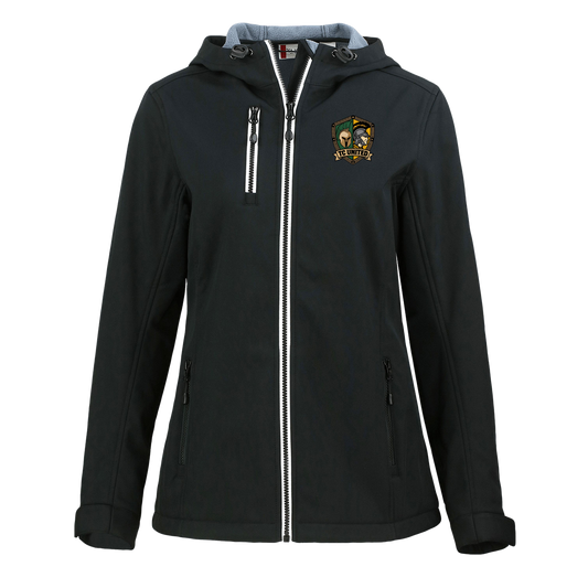 tc-united-united-crest-clique-womens-eco-stretch-softshell-jacket — Black — Front — source sha256 c210b162e583d25fa8a40ea4ff2a5644008d17011056683c148216210f917d5b — Color position 1