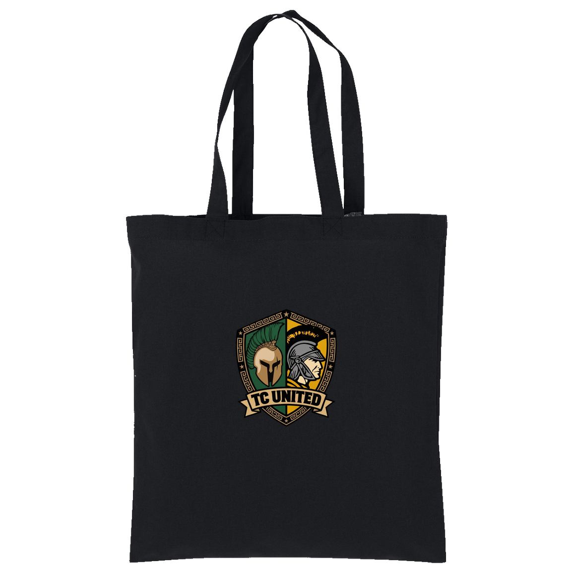 tc-united-united-crest-port-authority-core-cotton-tote — Deep Black — Front — source sha256 c71aa11f5235cb5509db21afd48f97fc5e81e1d33b753a37399b1e91362083cc — Color position 1