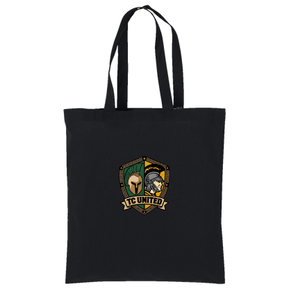 tc-united-united-crest-port-authority-core-cotton-tote — Deep Black — Front — source sha256 c71aa11f5235cb5509db21afd48f97fc5e81e1d33b753a37399b1e91362083cc — Color position 1