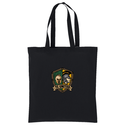 tc-united-united-crest-port-authority-core-cotton-tote — Deep Black — Front — source sha256 c71aa11f5235cb5509db21afd48f97fc5e81e1d33b753a37399b1e91362083cc — Color position 1