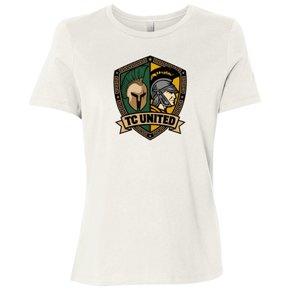 tc-united-united-crest-bella-canvas-ladies-relaxed-jersey-short-sleeve-t-shirt — Vintage White — Front — source sha256 d31144a06dd3efacf288bcbb06d428f5e5e3a519a88fcff0149d88c7ffec1356 — Color position 2