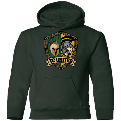 tc-united-united-crest-gildan-youth-pullover-hoodie — Forest Green — Front — source sha256 e25afc4ee9fbd1cc037a0f9a562f3dba9ec4f6efd5828ffef6783ba1b6b34533 — Color position 6