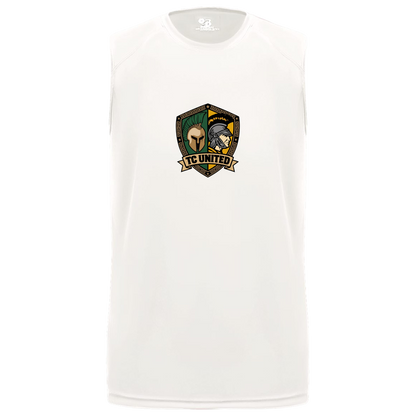 tc-united-united-crest-badger-b-core-sleeveless-performance-tee — White — Front — source sha256 e274978142f64f01224327be2cddeda73a8714903f5f67e96ba1d3212df8e801 — Color position 4