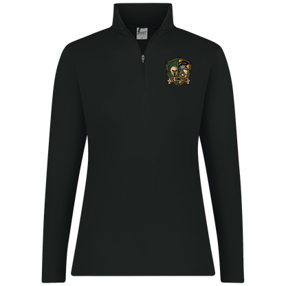 tc-united-united-crest-c2-womens-1-4-zip-pullover — Black — Front — source sha256 e34ba54ae244baa654dba2646136000b43c03671ecc7889723dc40cb1df25135 — Color position 1