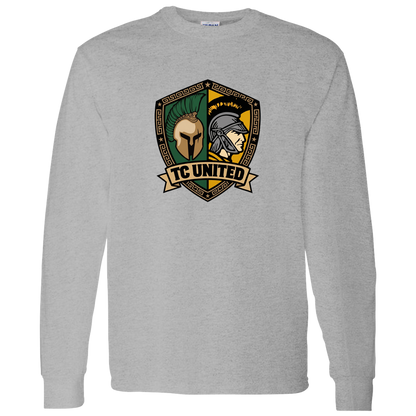 tc-united-united-crest-gildan-ls-t-shirt-5-3-oz — Sport Grey — Front — source sha256 e467e6966a9cdbb2d83bdbc18a488d49c73c445cde5de2dd8916c617282f58d5 — Color position 5