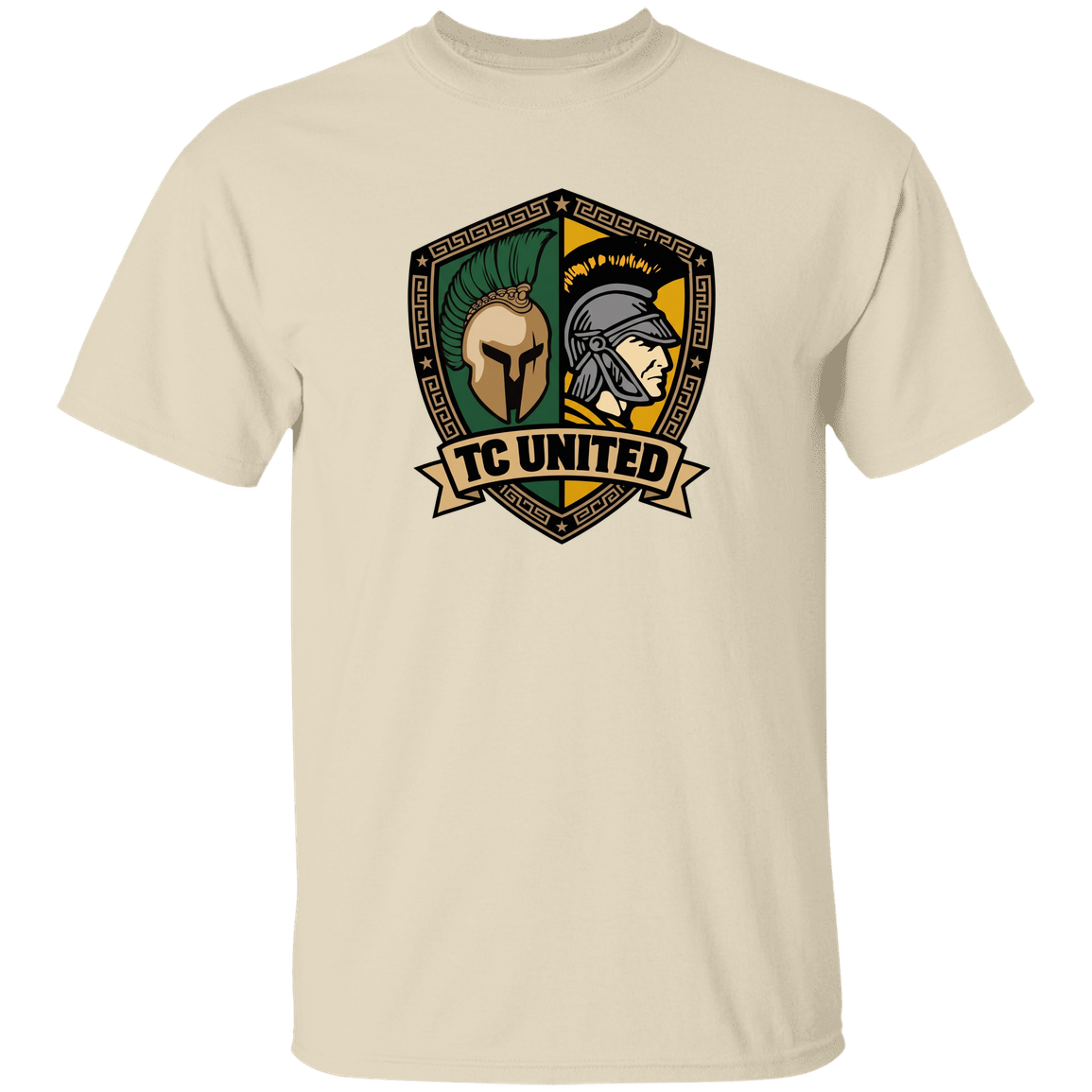 tc-united-united-crest-gildan-5-3-oz-t-shirt — Natural — Front — source sha256 e6db9e776cf73b5dc769a57c977c934bbf009feda76aca4cccd754761068fd9a — Color position 2