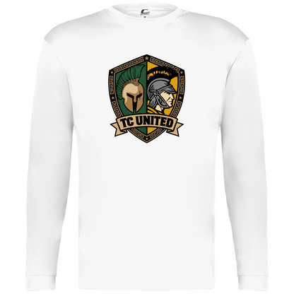 tc-united-united-crest-c2-mens-performance-long-sleeve-tee — White — Front — source sha256 ee86d3cde38f3d7196045dda7ad71e304fb6287b70dec094cedaf3b36c698c2c — Color position 4