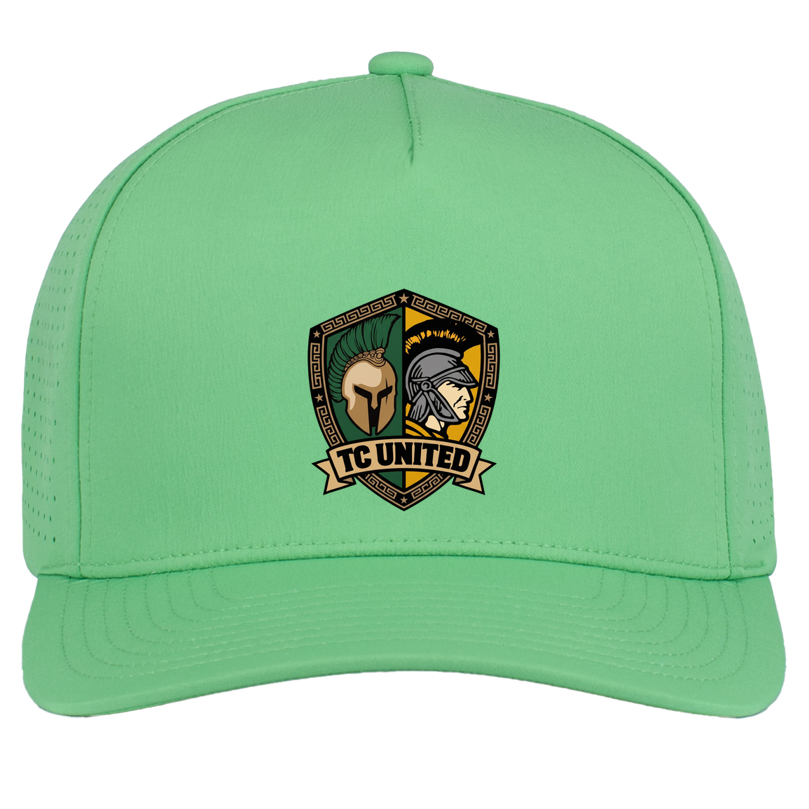 tc-united-united-crest-pacific-headwear-weekender-perforated-snapback-cap — Green — Front — source sha256 fd6786de95e4c62b1063d4b521b7e07ae3f364ca3969d1544f9e1bb172d67c86 — Color position 8