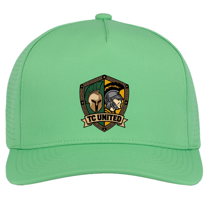 tc-united-united-crest-pacific-headwear-weekender-perforated-snapback-cap — Green — Front — source sha256 fd6786de95e4c62b1063d4b521b7e07ae3f364ca3969d1544f9e1bb172d67c86 — Color position 8