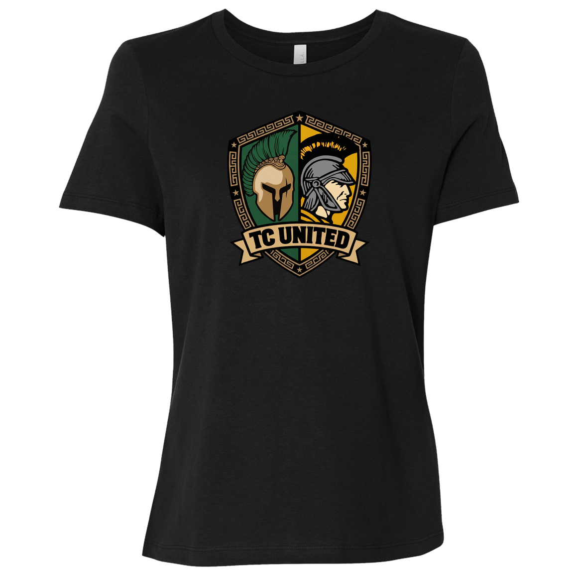 tc-united-united-crest-bella-canvas-ladies-relaxed-jersey-short-sleeve-t-shirt — Black — Front — source sha256 fec6052f4901ac8c5308a15e98e4c098d9b6b20d999132ac1b981876557112f6 — Color position 5