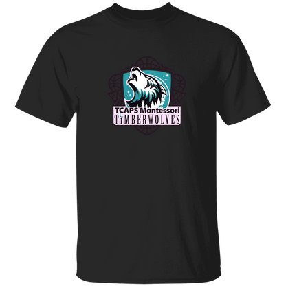 tcaps-montessori-bold-mascot-gildan-5-3-oz-t-shirt — Black — Front — source sha256 ba41bb84bbf8c0c6dbe482716a6c4c3825b9c2d190d330baa6f9fbbe29e52c87 — Color position 2
